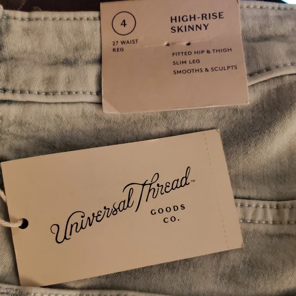 Women's High-Rise Skinny Jeans - Universal Thread™ - Picture 6 of 7
